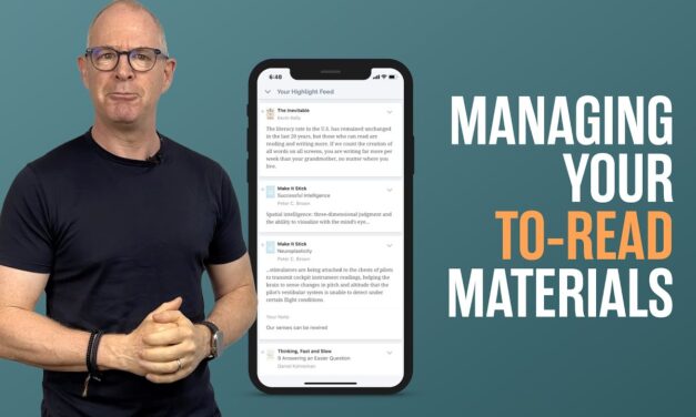 How I Manage My Reading Materials | Readwise & Instapaper