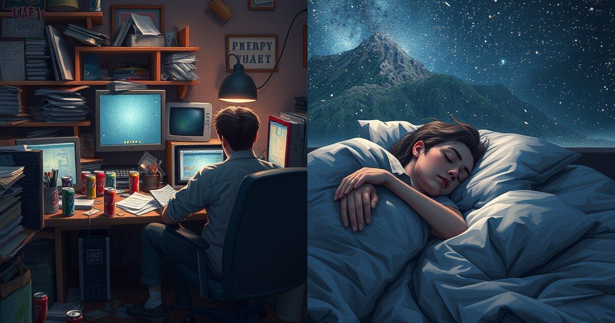 The False Substitute – Why Sleep is Essential for Real Productivity